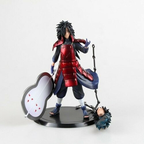 Naruto Madara Uchiha PVC Action Figure Collectible Model Toy 17cm (China handmade Ver)