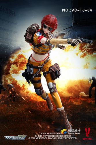 VERYCOOL 1/6 Wefire Of Tencent Game Fourth Bomb Female Mercenary Heart King