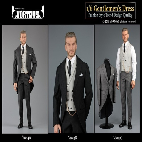 Vortoys V1014 1/6 Scale Gentleman dressing set