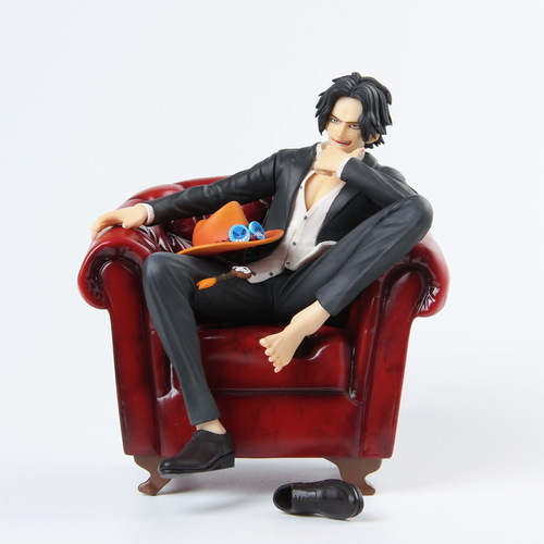 One piece Sitting posture Portgas·D· Ace POP Collector Garage Kit Box (China handmade Ver)