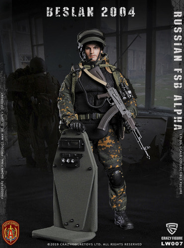 Crazy Figure 1/12 Russian Alpha Special Forces LW007 Figure