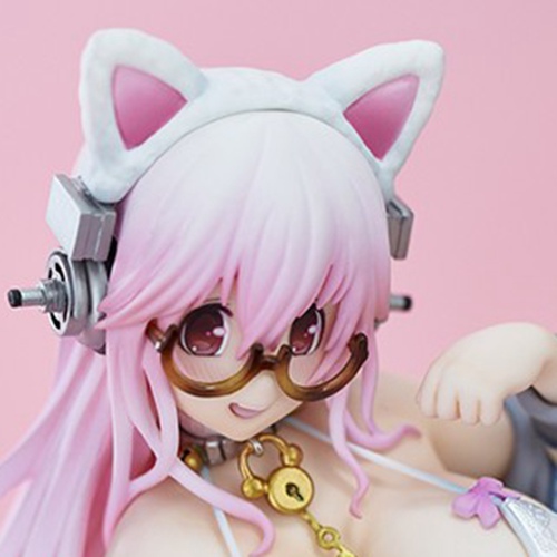 (19) Anime  White cat Ver PVC Figure  (China handmade Ver)