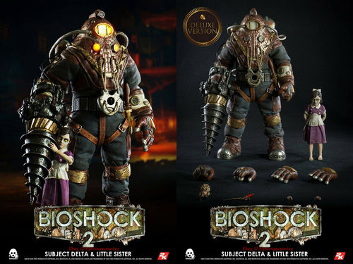 Threezero 3Z0061 BioShock 2 Big Daddy &amp; Little Sister 1/6 Action Figure Exclusive ver