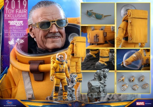 Hot Toys MMS 545 Guardians of The Galaxy Vol. 2 Stan Lee 1/6 Action Figure