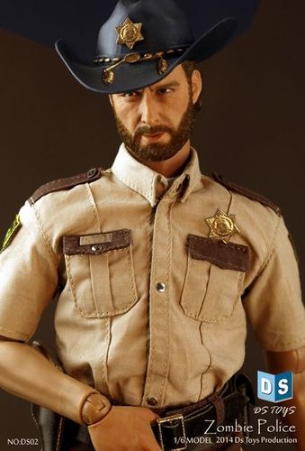 DSTOYS 1/6 Zombie Police Action Figure Model