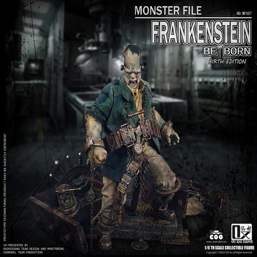 COOMODEL X MF006 1/6 Frankenstein Figures Hidden, Birth Edition Collection