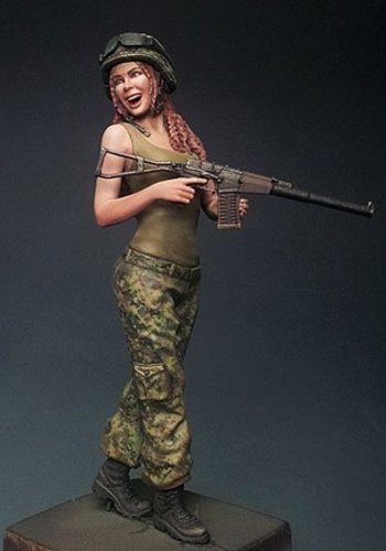 1:35 여성 군인 피규어  레진 피규어  프라모델입문  밀리터리프라모델  키덜트샵