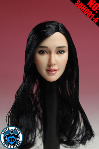 Super Duck SDH001 1/6 아시아 미녀 Angelababy Head Sculpt (SDH001-A)