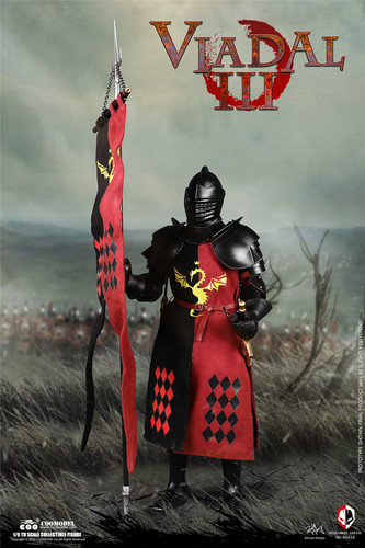 COOMODEL NS010 1/6 Nightmare Series Alloy Vlad ALIII Black Armor Knight