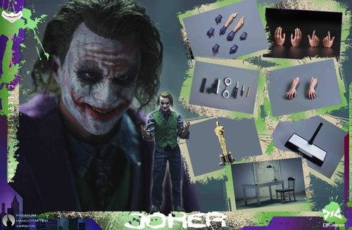 DJ-CUSTOM 1/6 EX-001 Criminal Joker Heath Ledger Figure